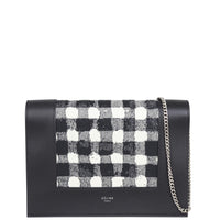 Celine Frame Evening Clutch on Chain Front

