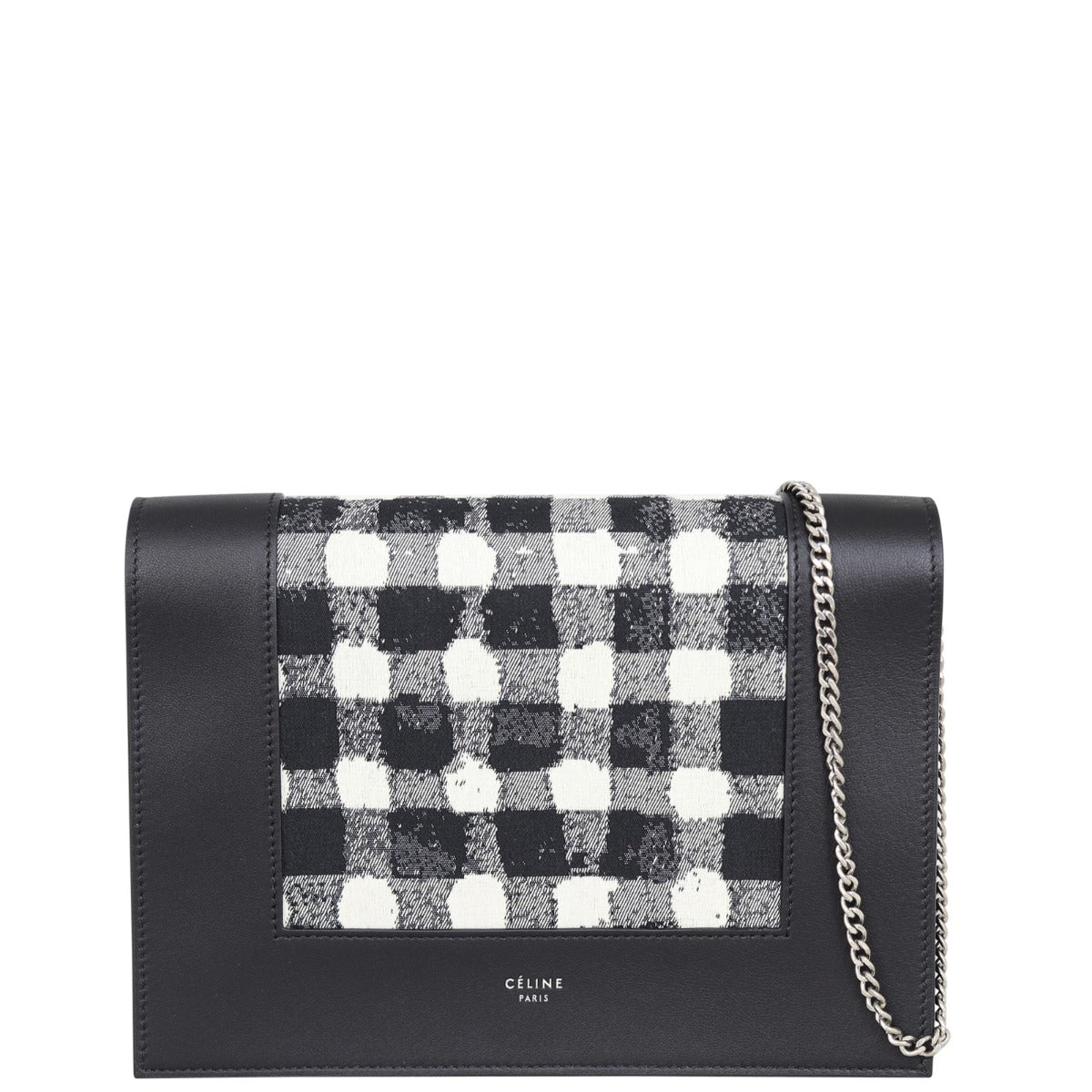 Celine Frame Evening Clutch on Chain Front
