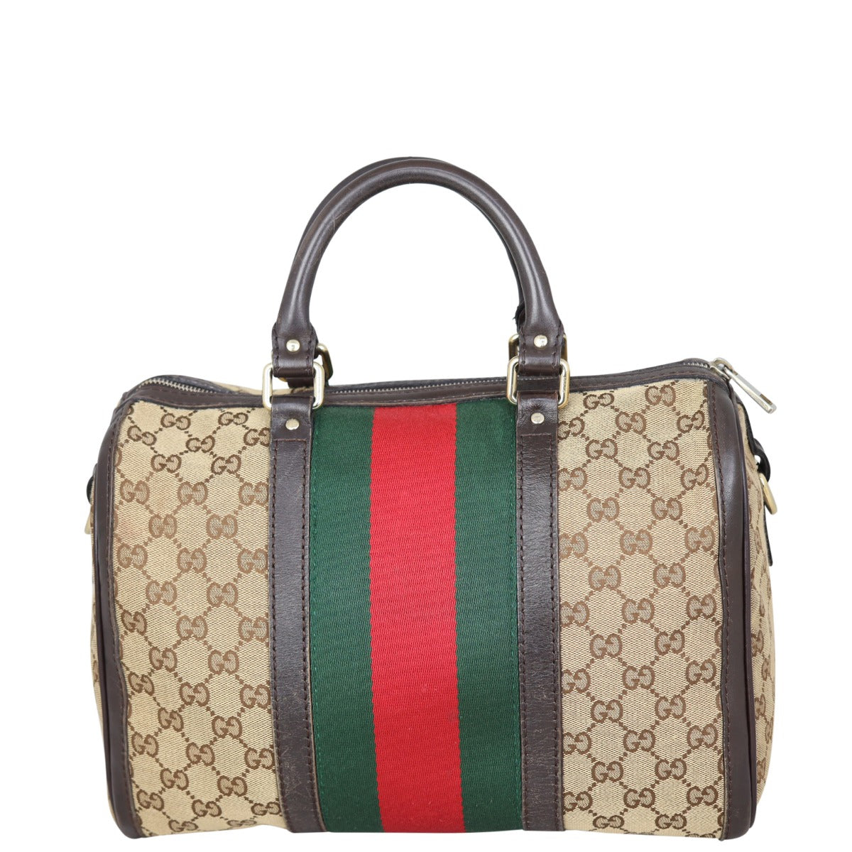 Gucci Vintage Web Original GG Boston Bag Medium – Luxe.It.Fwd