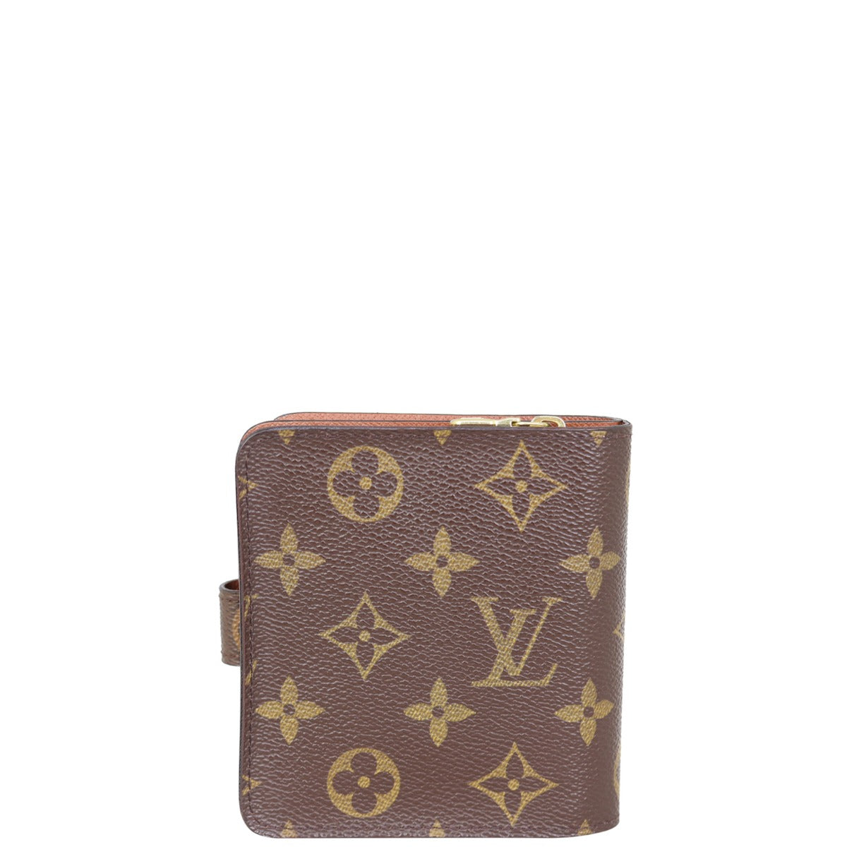 Louis Vuitton Compact Wallet Monogram Back
