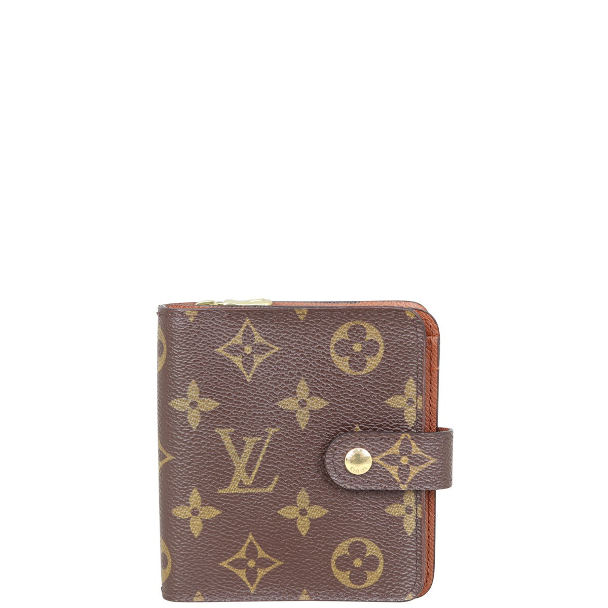 Louis Vuitton Compact Wallet Monogram Front
