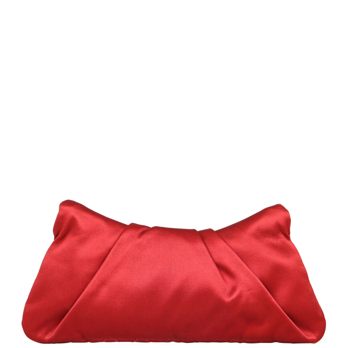 Chanel Satin Half Moon Clutch Back

