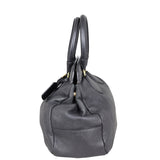 Prada Vitello Daino Top Handle Bag Side
