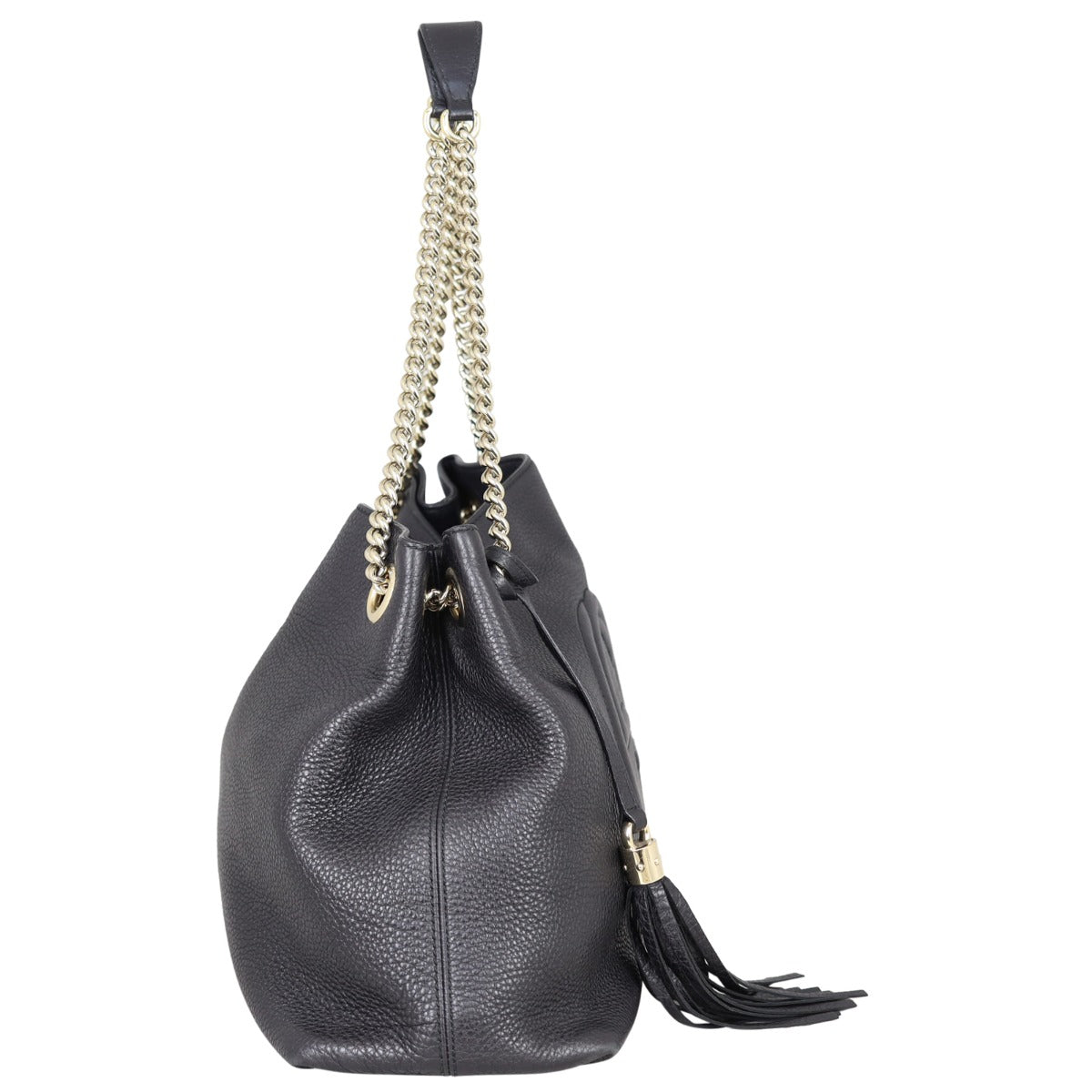 Gucci Soho Chain Shoulder Bag Medium Side
