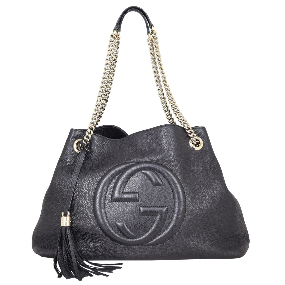 Gucci Soho Chain Shoulder Bag Medium Front
