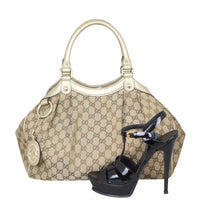 Gucci GG Canvas Sukey Tote Medium Shoe
