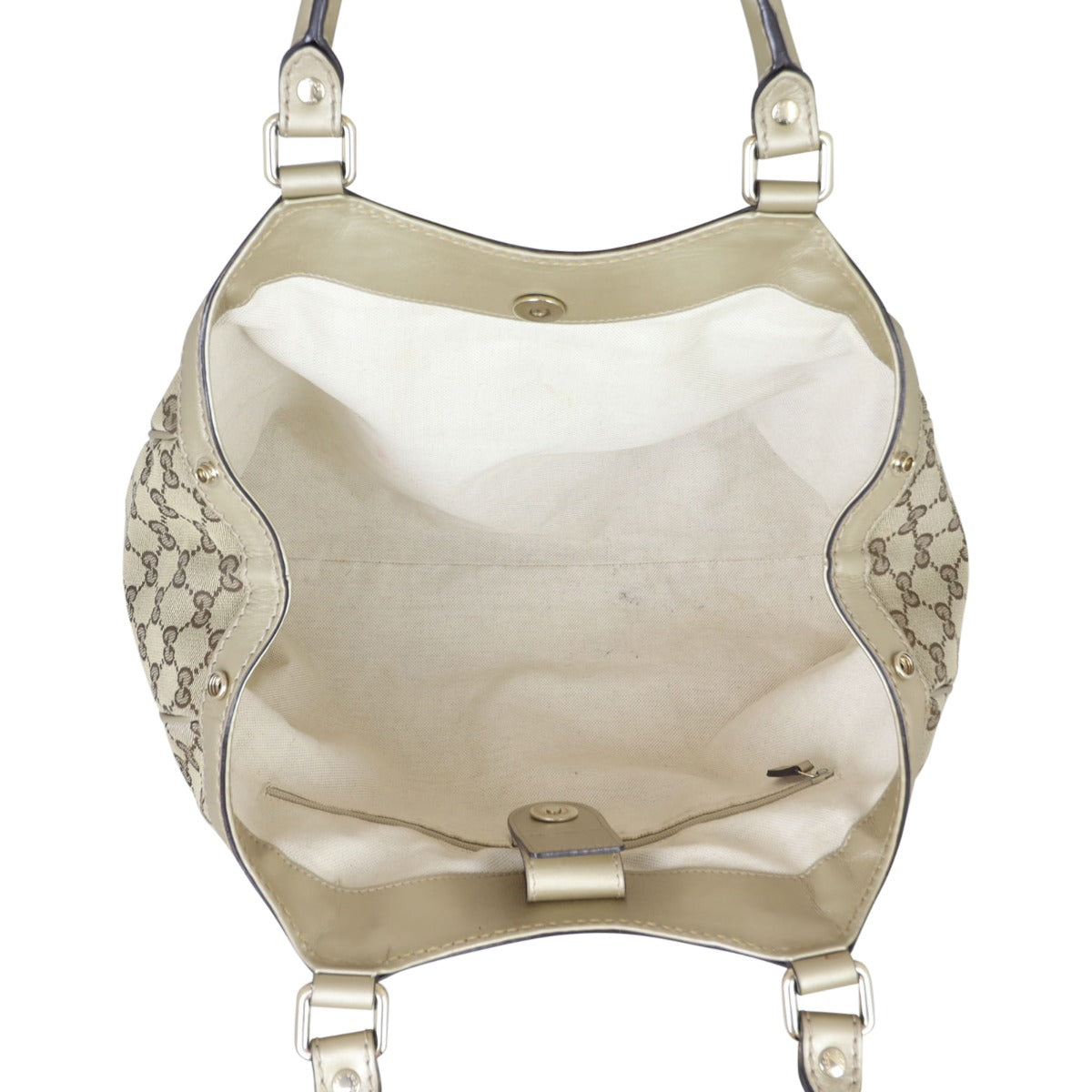 Gucci GG Canvas Sukey Tote Medium Whole interior
