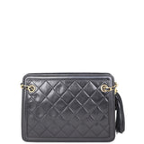 Chanel Vintage Square Tassel Bag Back
