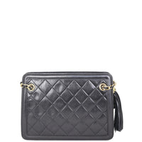 Chanel Vintage Square Tassel Bag Back
