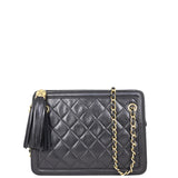 Chanel Vintage Square Tassel Bag Front
