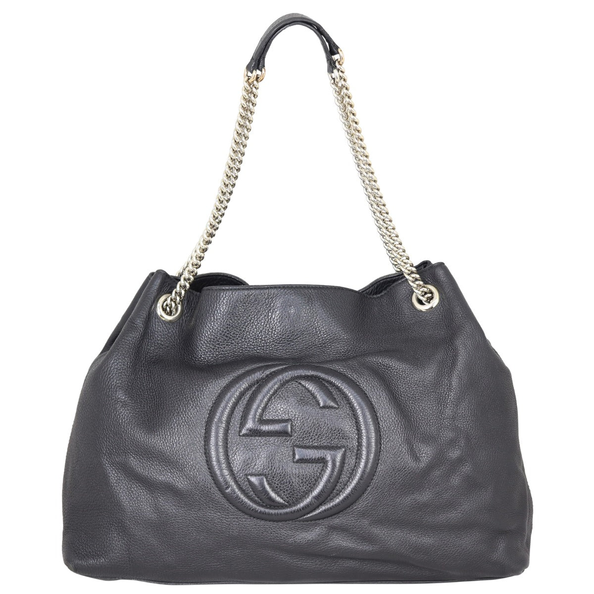 Gucci Soho Chain Shoulder Bag Large Front
