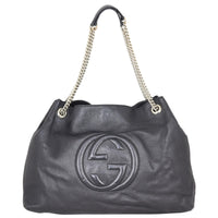 Gucci Soho Chain Shoulder Bag Large Front

