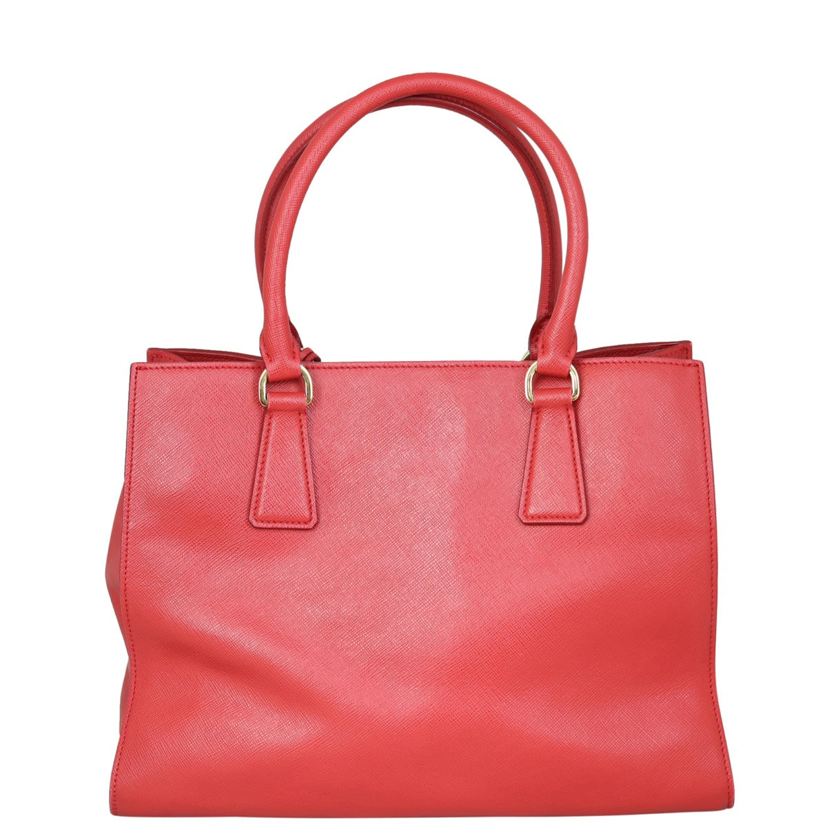 Prada Saffiano Two Way Tote Back
