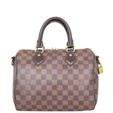 Louis Vuitton Speedy 25 Bandouliere Damier Ebene Back
