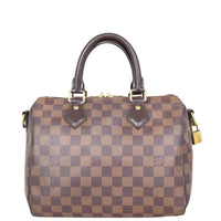 Louis Vuitton Speedy 25 Bandouliere Damier Ebene Back
