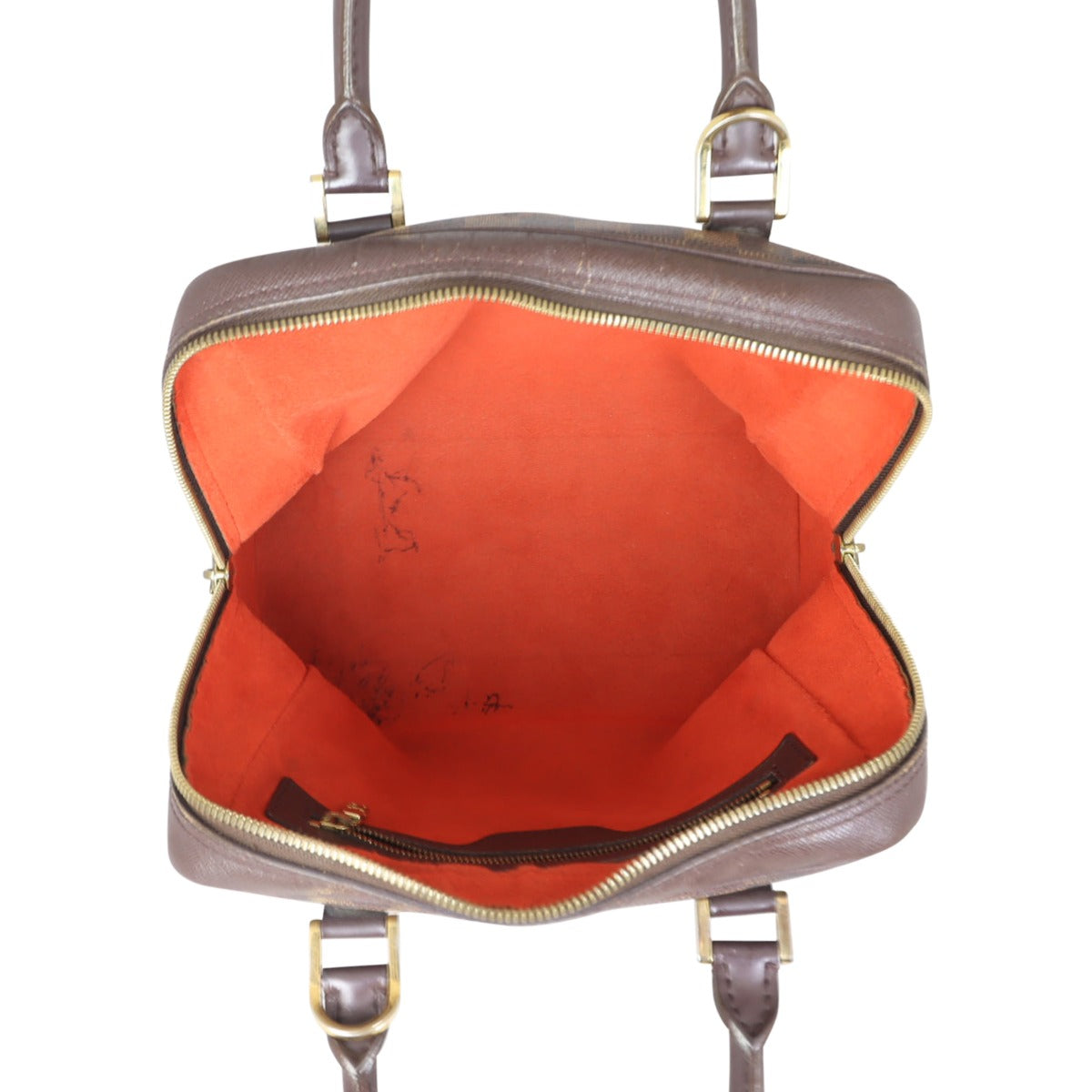 Louis Vuitton Brera Damier Ebene Whole interior
