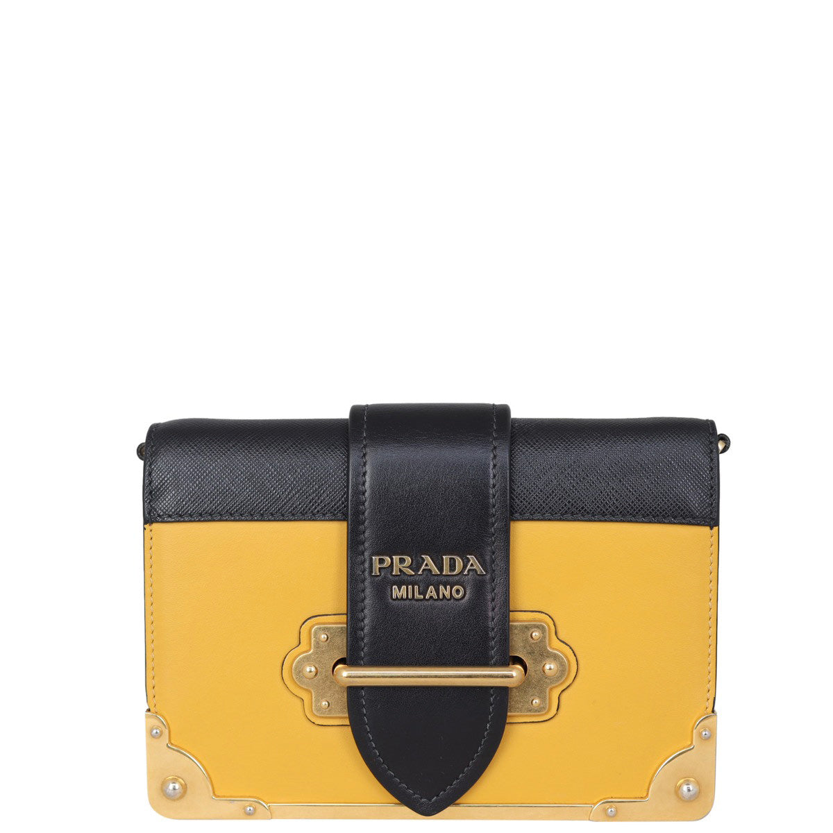 Prada Cahier Shoulder Bag Front
