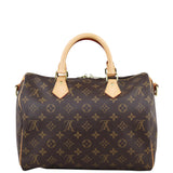 Louis Vuitton Speedy 30 Bandouliere Monogram Back

