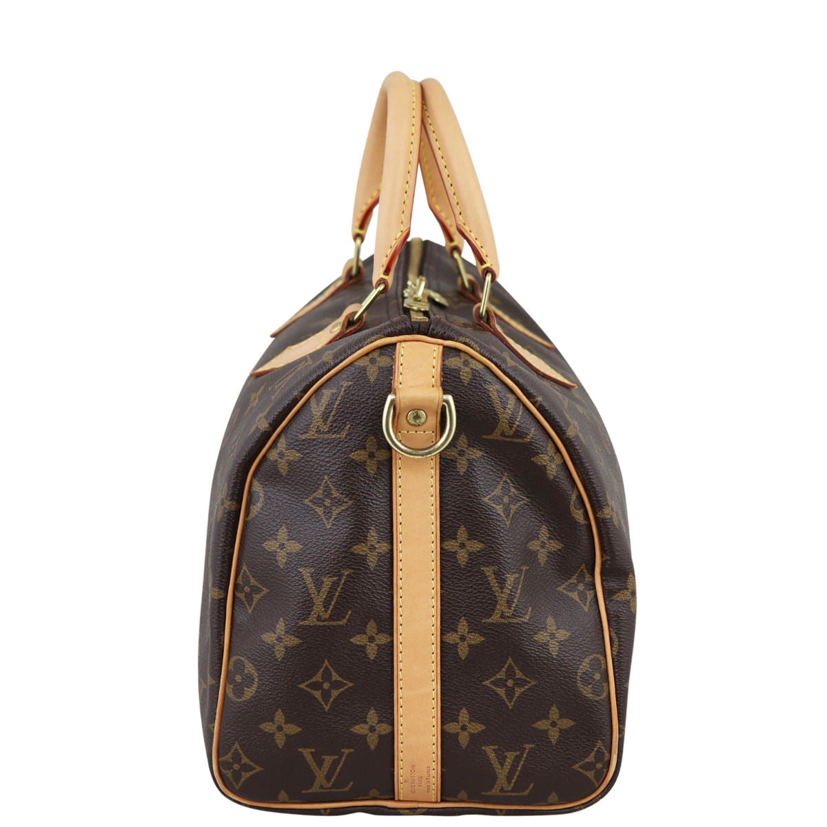 Louis Vuitton Speedy 30 Bandouliere Monogram Side
