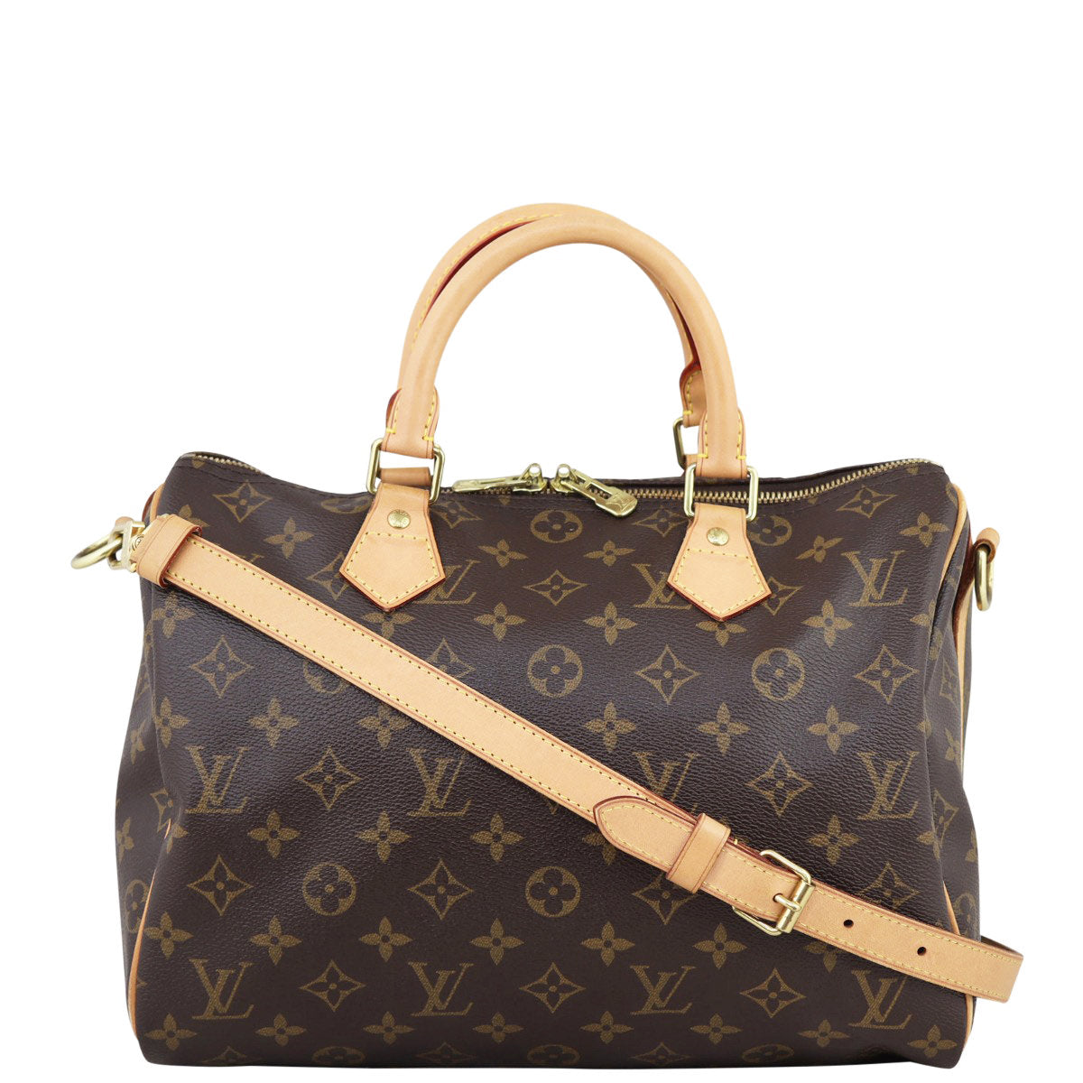 Louis Vuitton Speedy 30 Bandouliere Monogram Front