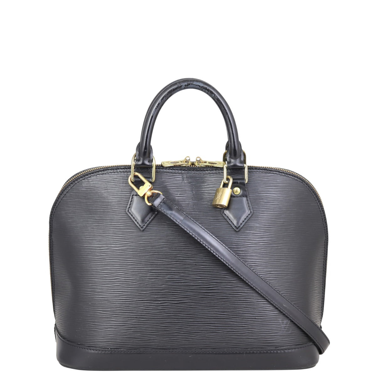 Louis Vuitton Alma PM Epi with Strap Front
