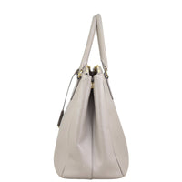 Prada Saffiano Lux Galleria Double Zip Tote Large Side