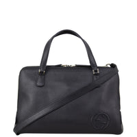 Gucci Soho Leather Satchel Front
