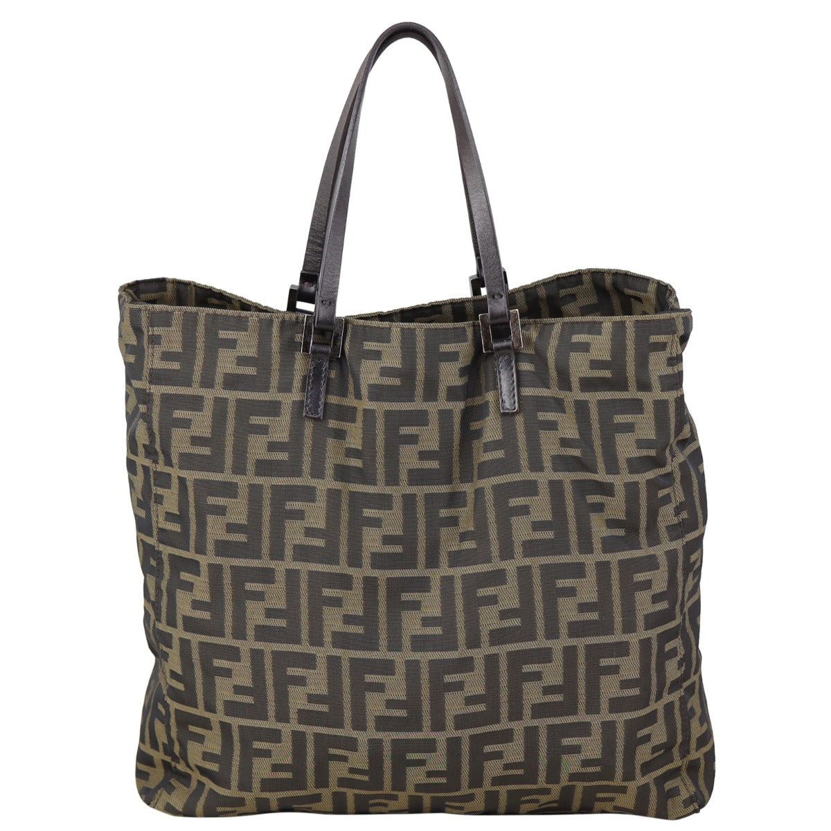 Fendi Zucca Canvas Tote Back
