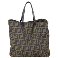 Fendi Zucca Canvas Tote Back
