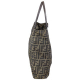 Fendi Zucca Canvas Tote Side
