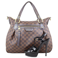 Louis Vuitton Evora MM Damier Ebene Shoe

