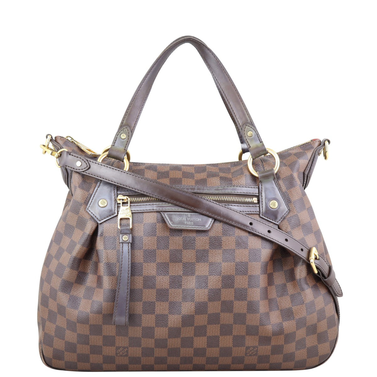 Louis Vuitton Evora MM Damier Ebene Front
