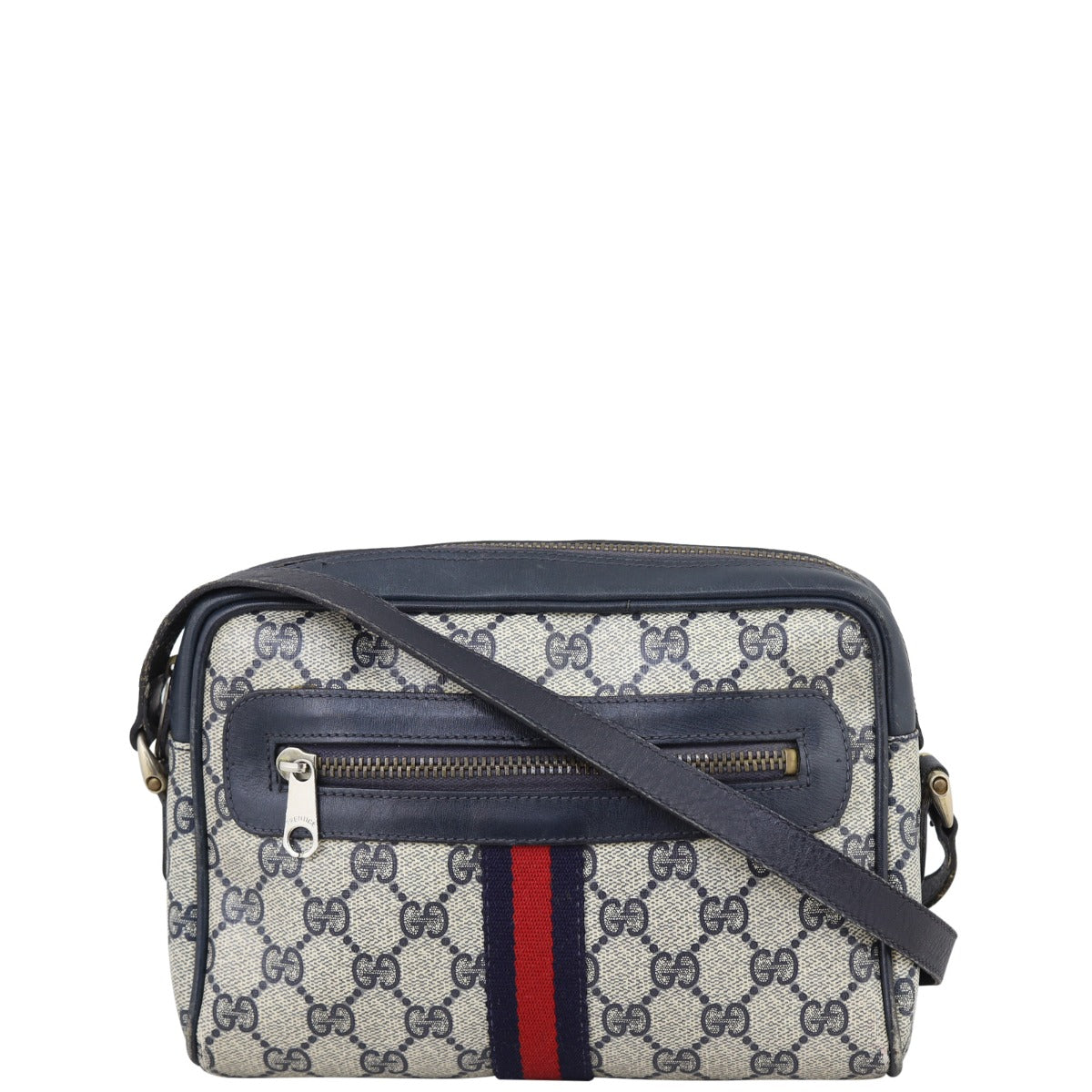 Gucci GG Web Small Shoulder Bag Front
