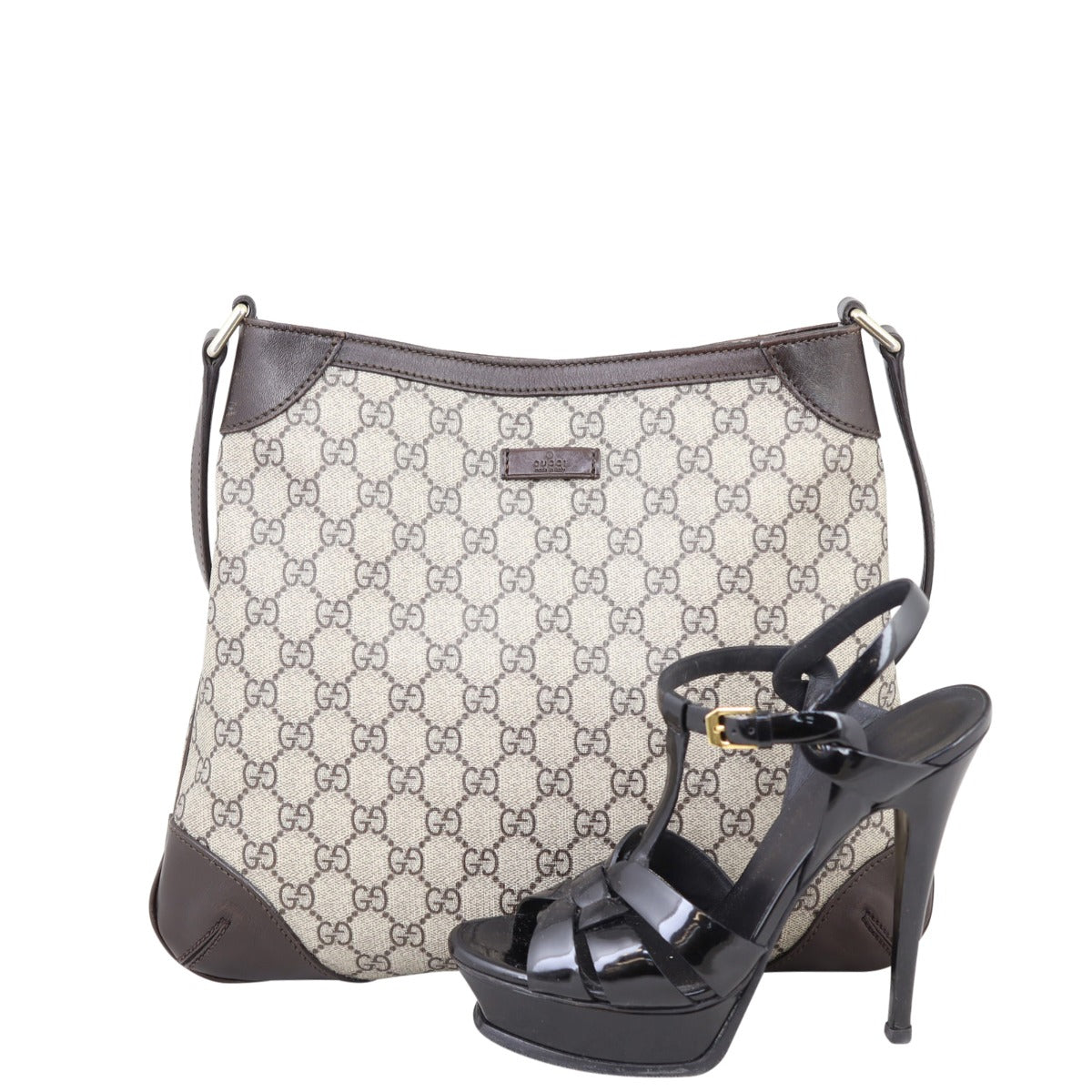 Gucci GG Supreme Messenger Bag Shoe
