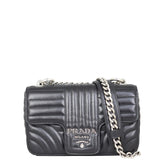 Prada Diagramme Small Shoulder Bag Front
