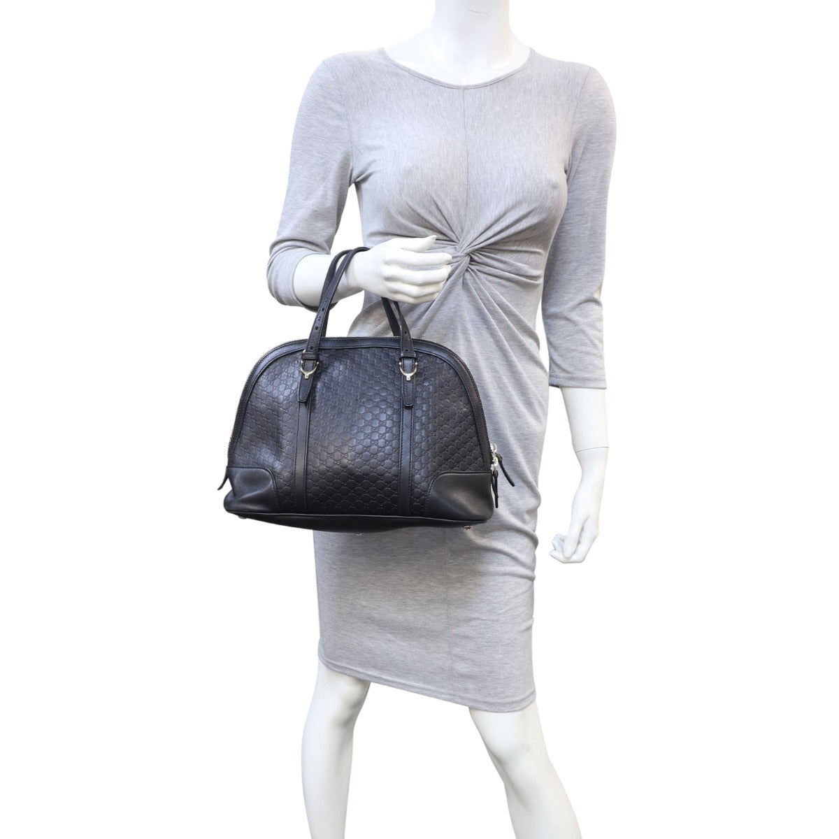 Gucci Microguccissima Nice Top Handle Bag Mannequin
