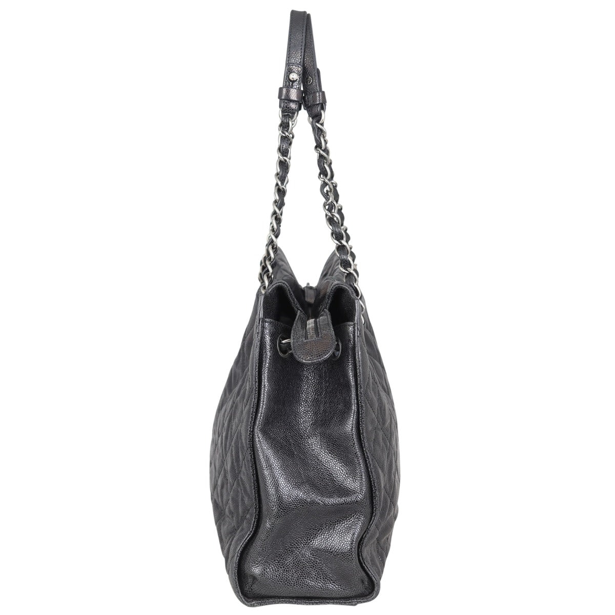 Chanel CC Chain Tote Side
