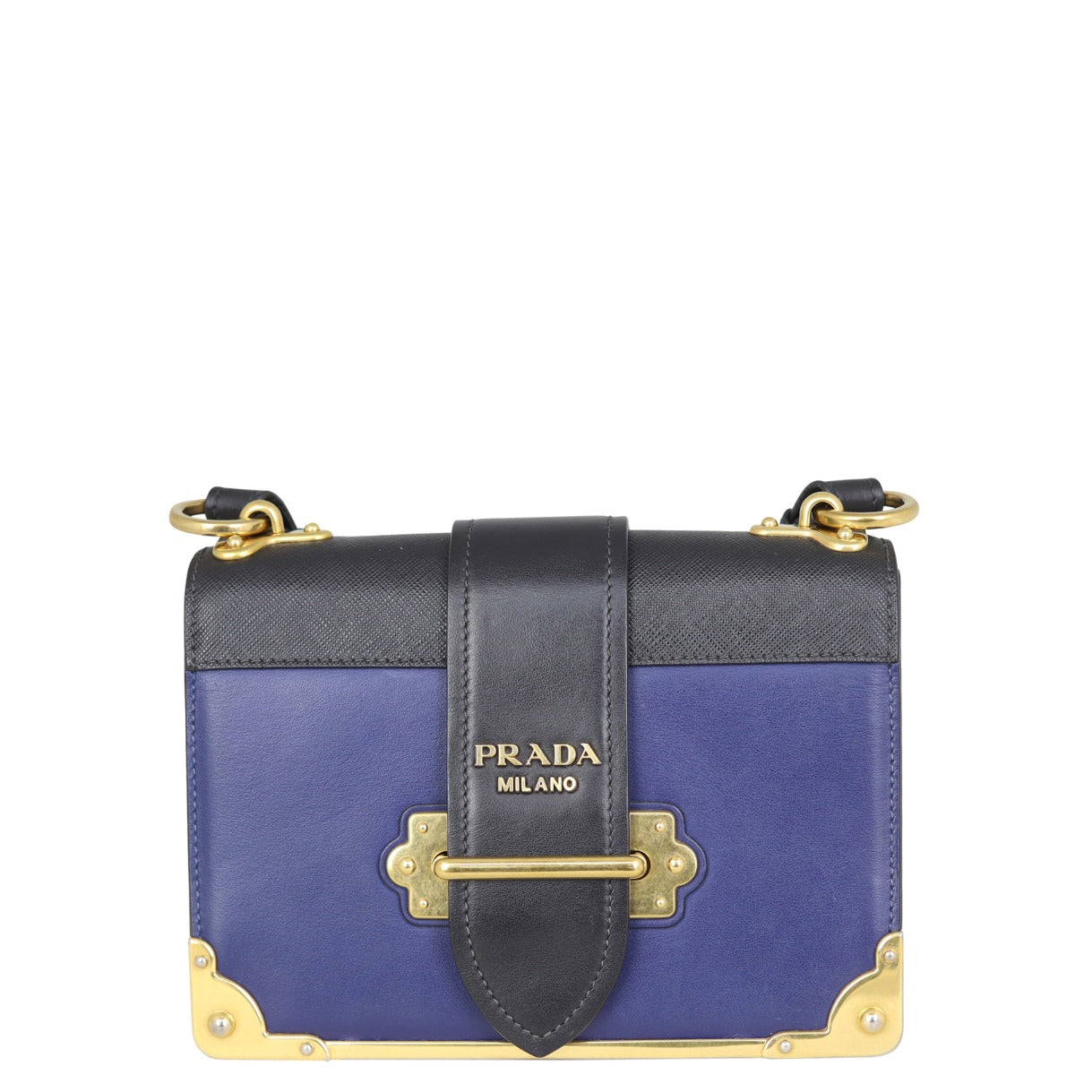 Prada Cahier Shoulder Bag Front
