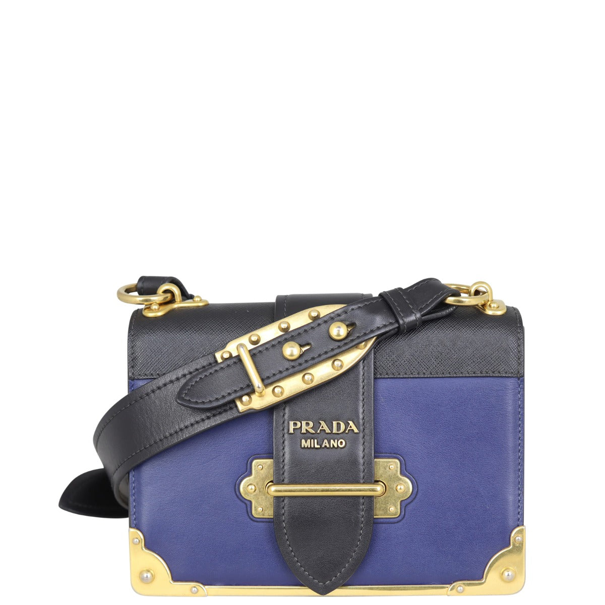 Prada Cahier Shoulder Bag Front
