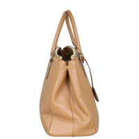 Prada Saffiano Lux Galleria Double Zip Tote Medium Side
