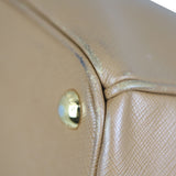 Prada Saffiano Lux Galleria Double Zip Tote Medium Corner
