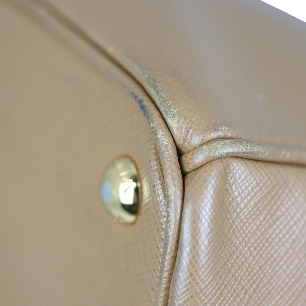 Prada Saffiano Lux Galleria Double Zip Tote Medium Corner
