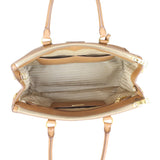 Prada Saffiano Lux Galleria Double Zip Tote Medium Whole interior
