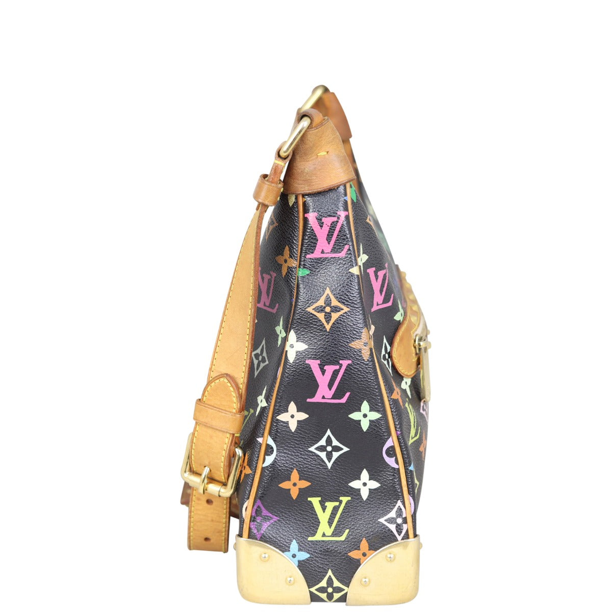Louis Vuitton Boulogne Monogram Multicolore Side
