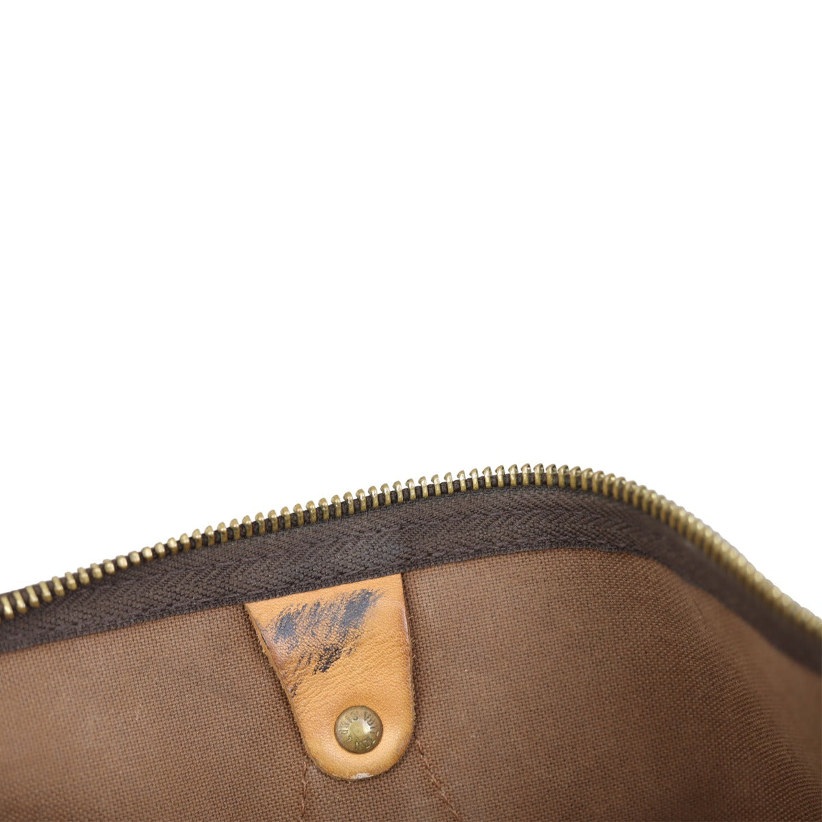 Louis Vuitton Speedy 35 Monogram (with hot-stamping) Corner
