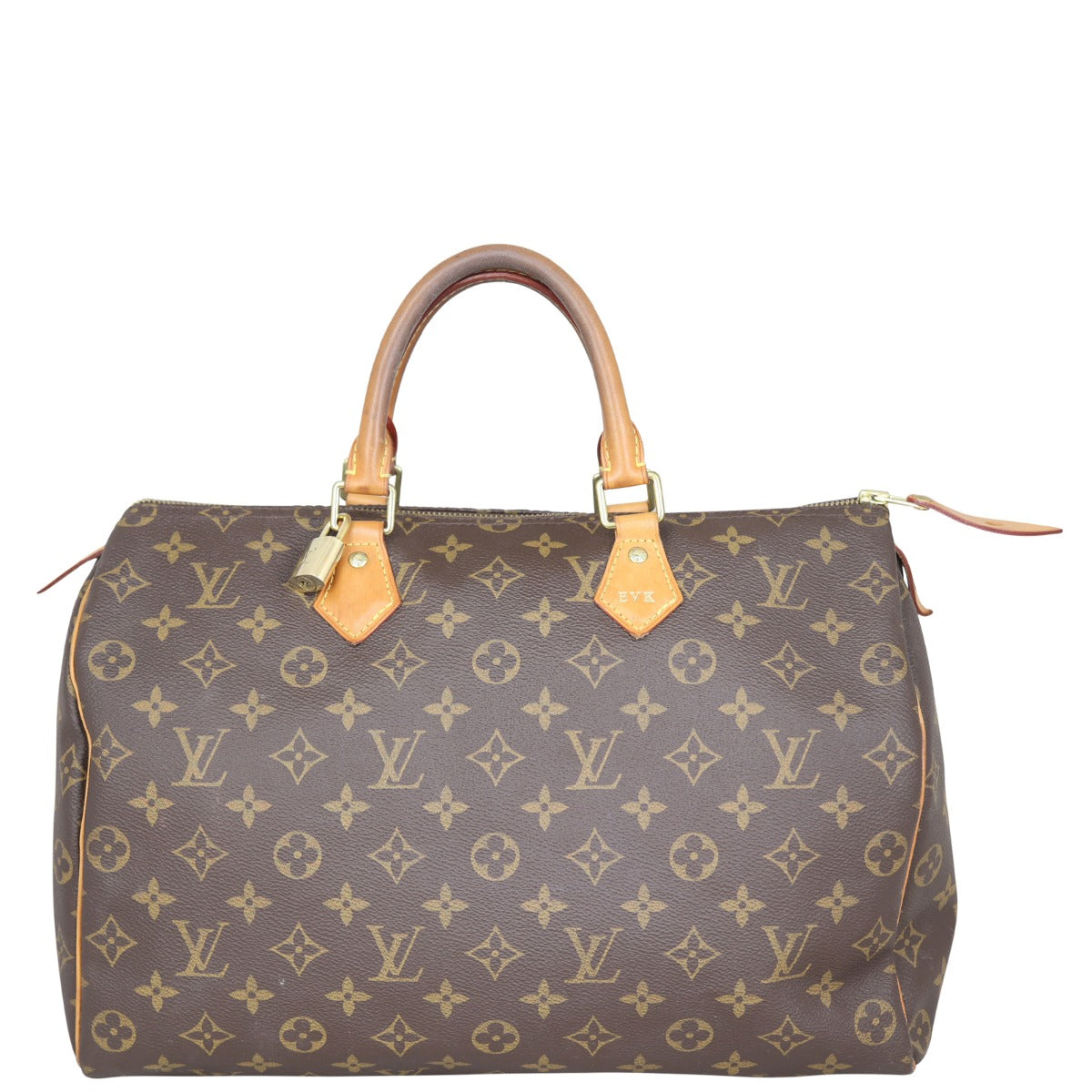 Louis Vuitton Speedy 35 Monogram (with hot-stamping) Front
