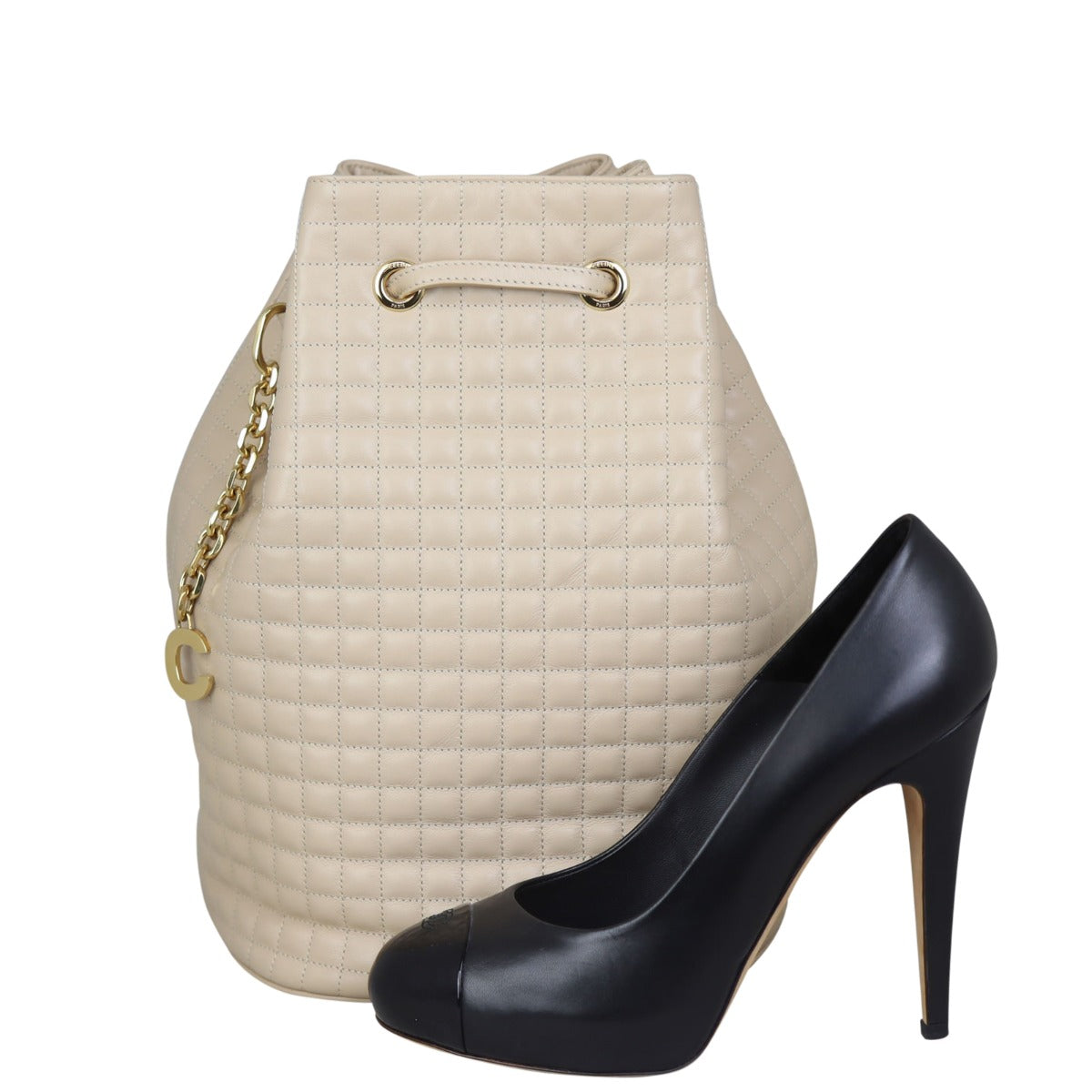 Celine C Charm Backpack Small Shoe

