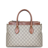 Gucci GG Supreme Small Zip Tote Front
