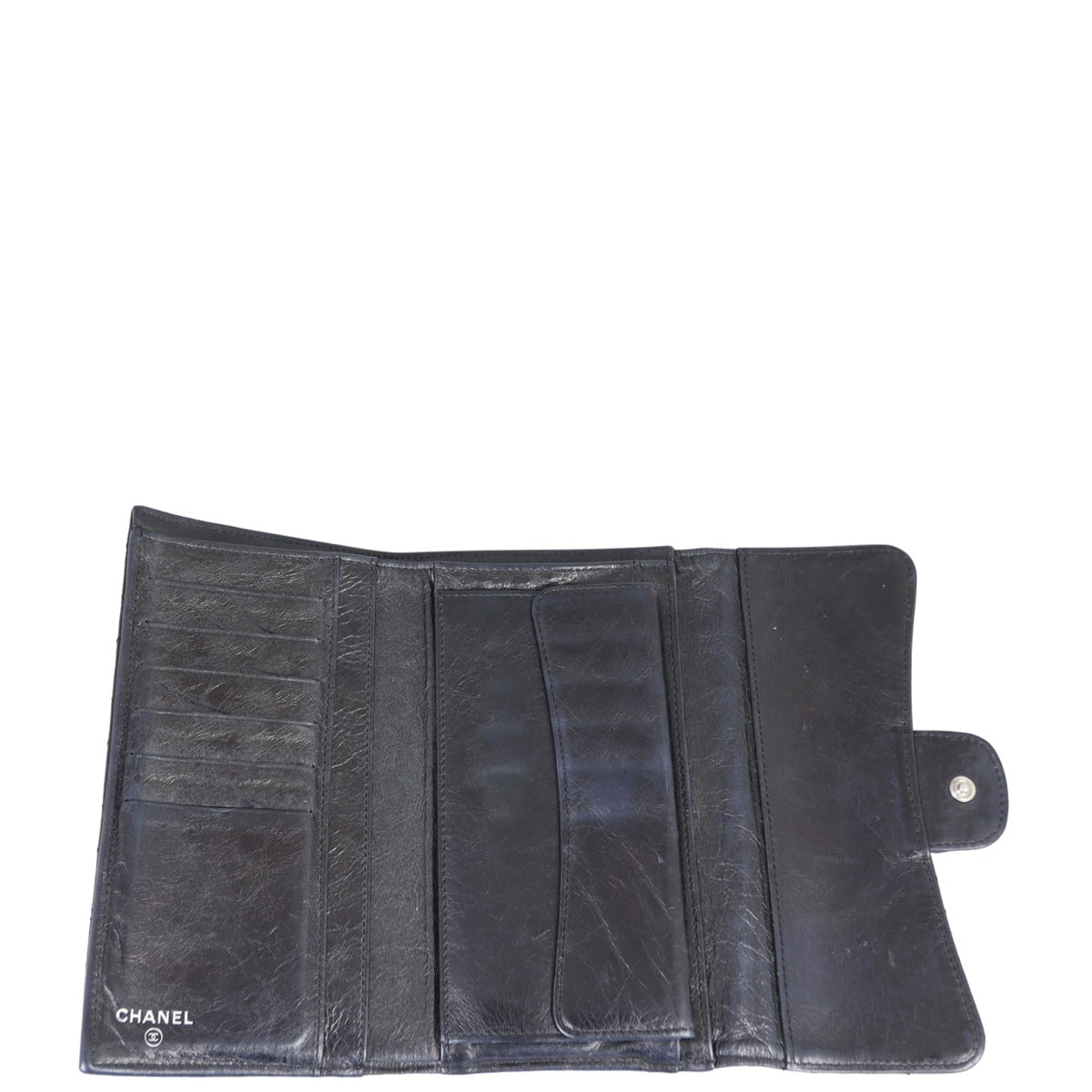 Chanel Reissue Long Wallet Whole interior
