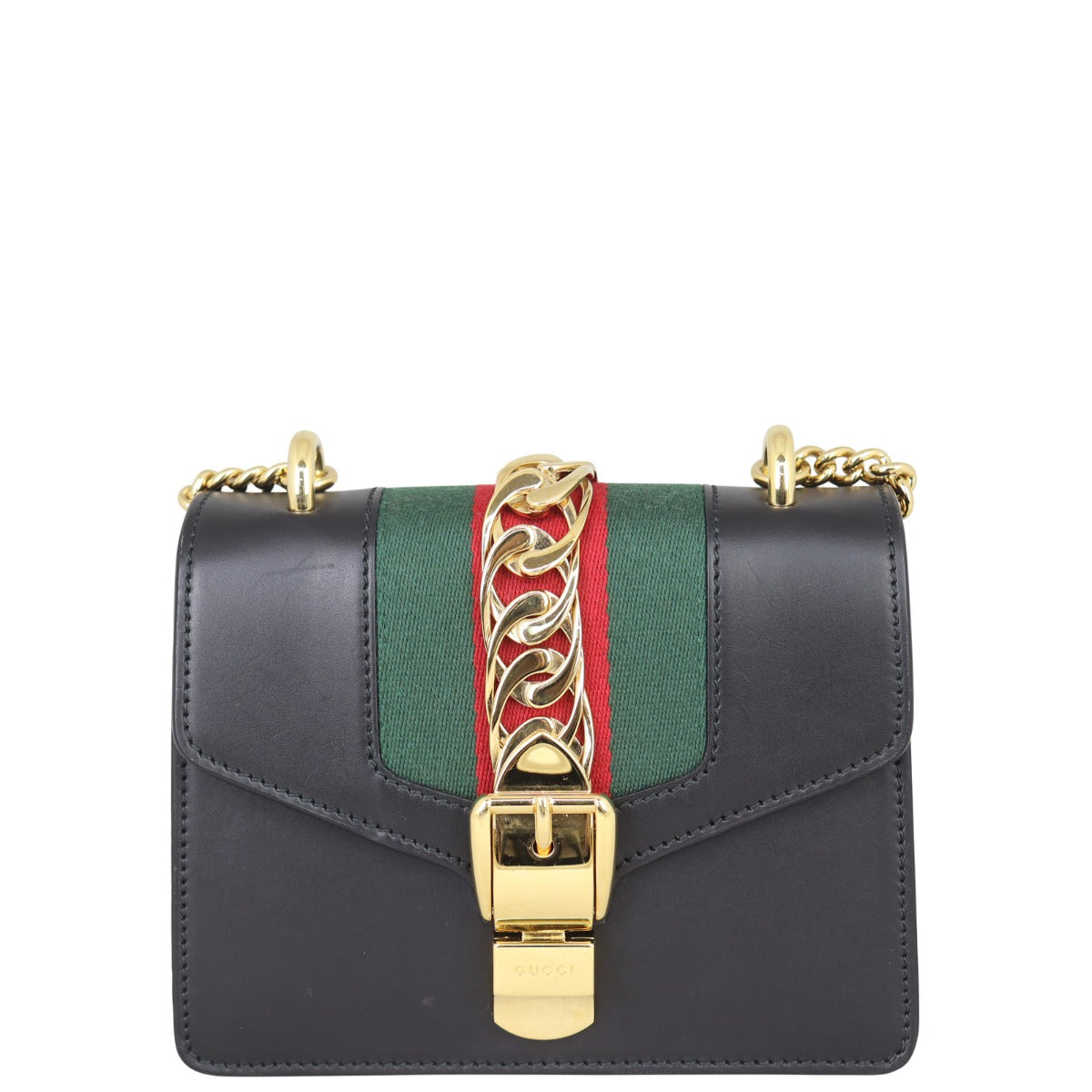 Gucci Sylvie Mini Chain Bag Front
